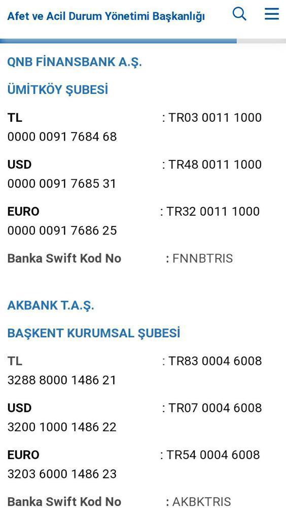 QNB ve Akbank Hesapları